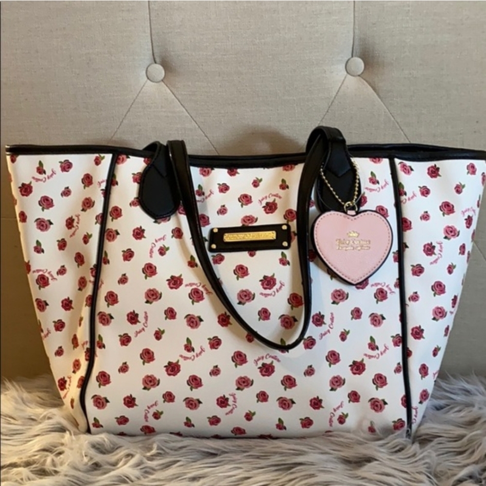 Floral Juicy Couture Tote Bag